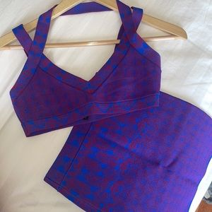 Brand new BCBG two piece skirt set